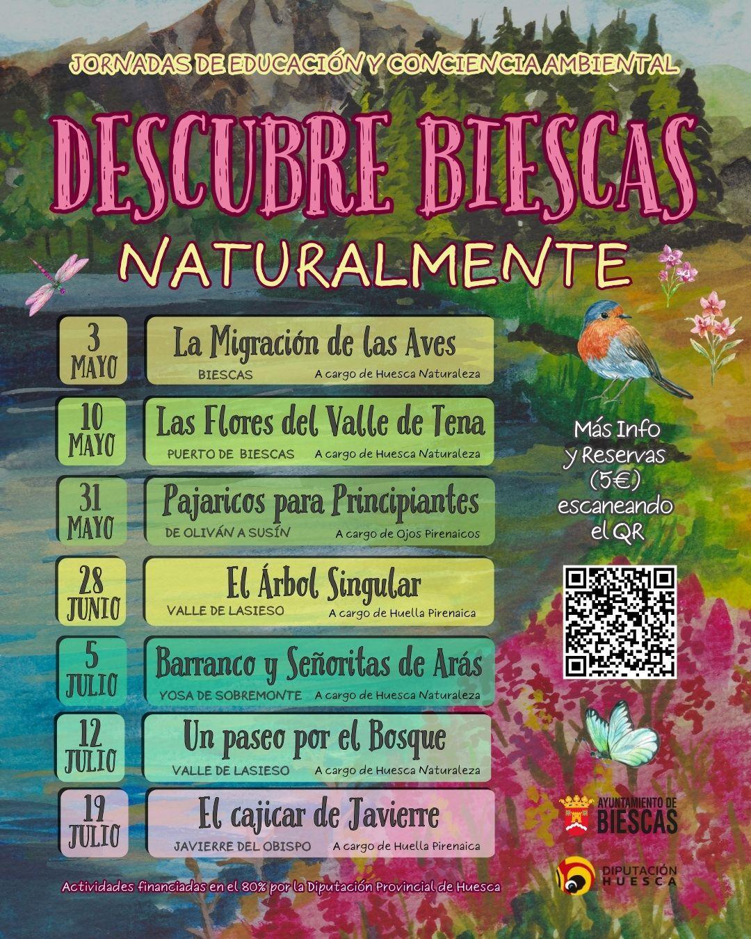 Descubre Biescas Naturalmente - programa de visitas guiadas en Biescas (Huesca) Descubre Biescas Naturalmente - programa de visitas guiadas en Biescas (Huesca)