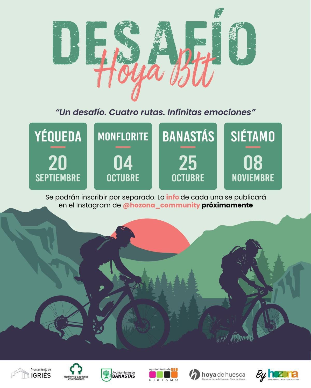 Desafío Hoya de Huesca en BTT