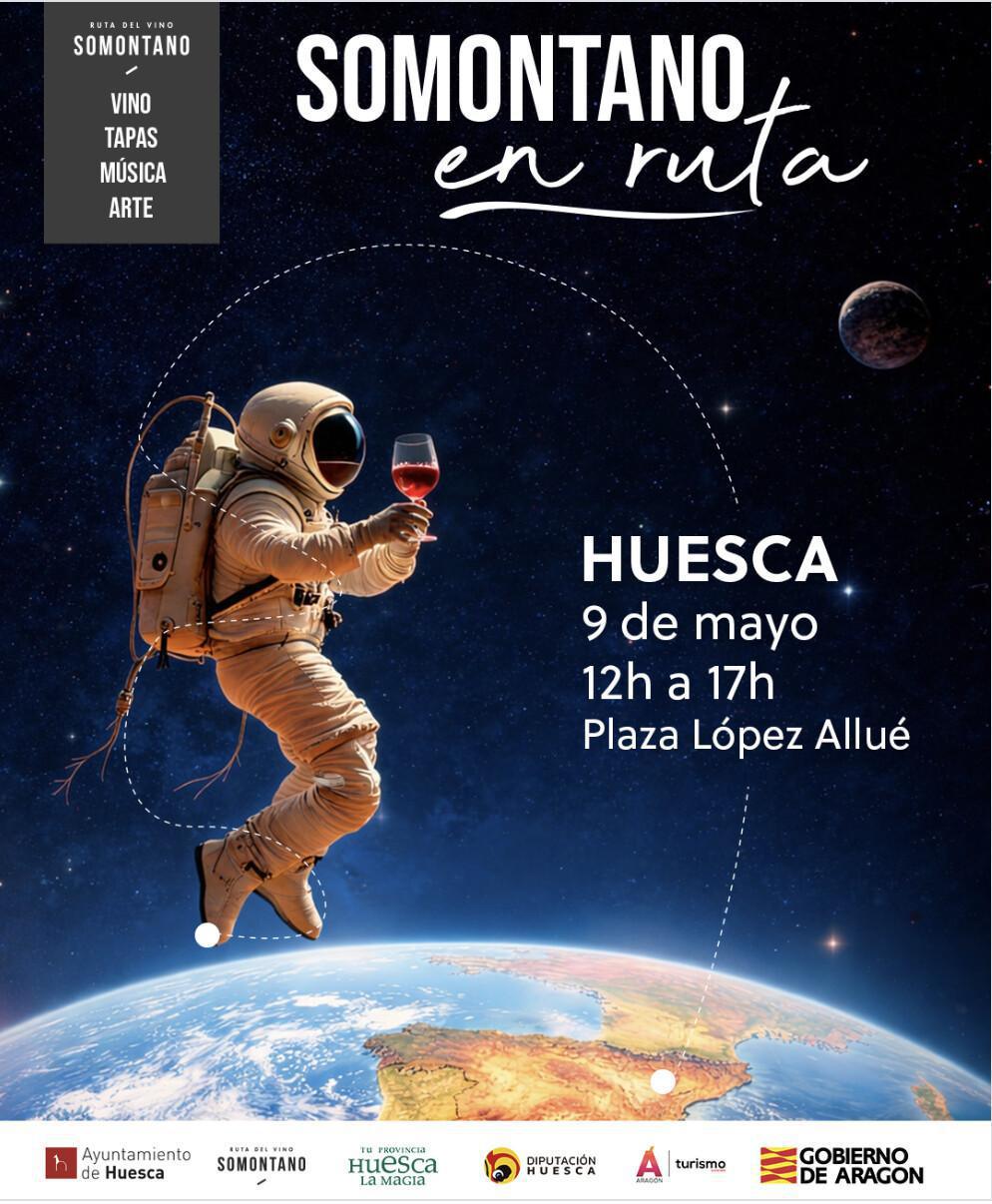El vino Somontano llega al corazón de Huesca.