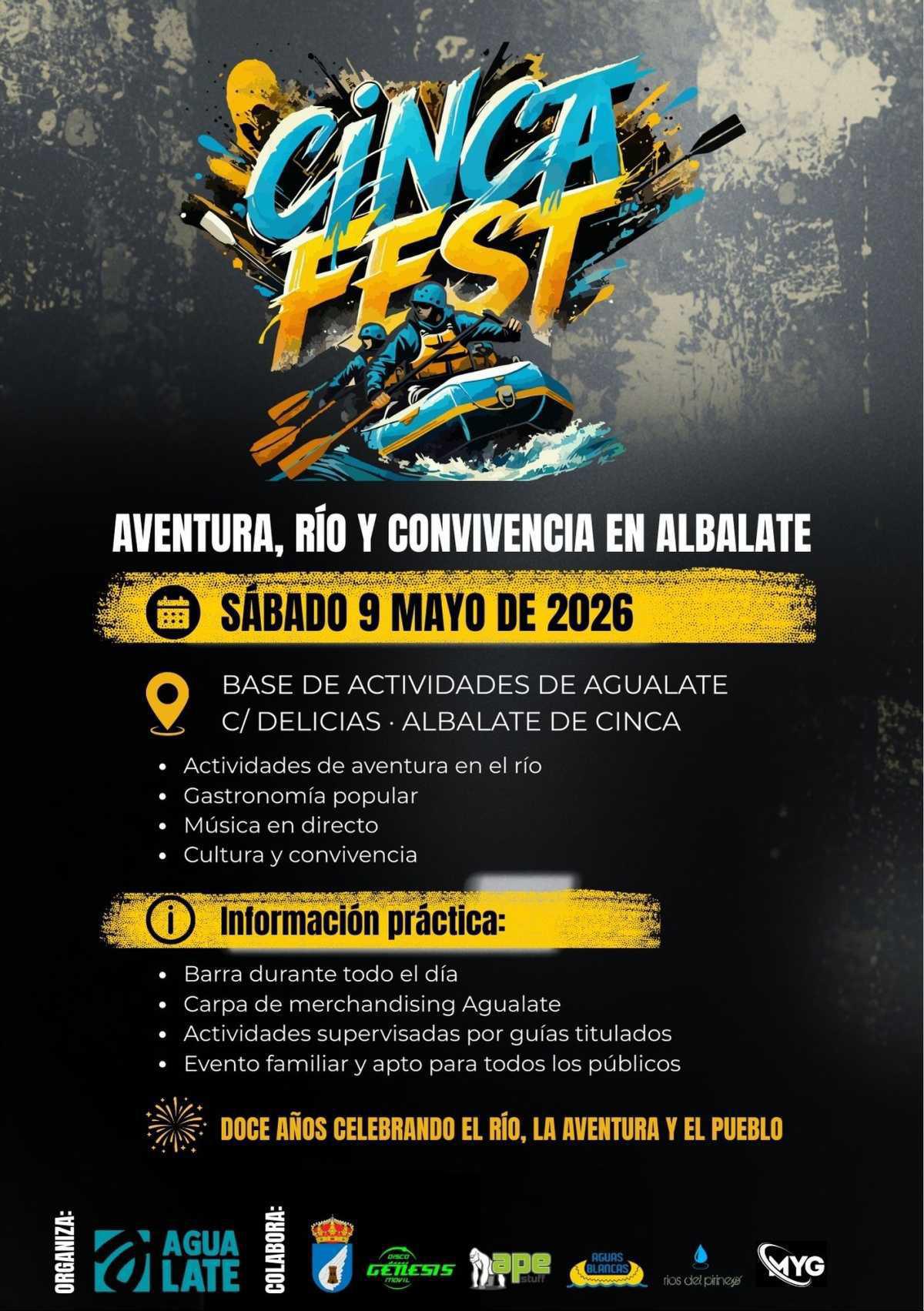 Albalate de Cinca (Huesca) celebra la 12ª edición del Cinca Fest Albalate de Cinca (Huesca) celebra la 12ª edición del Cinca Fest