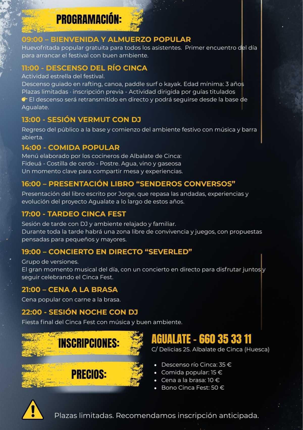 Albalate de Cinca (Huesca) celebra la 12ª edición del Cinca Fest