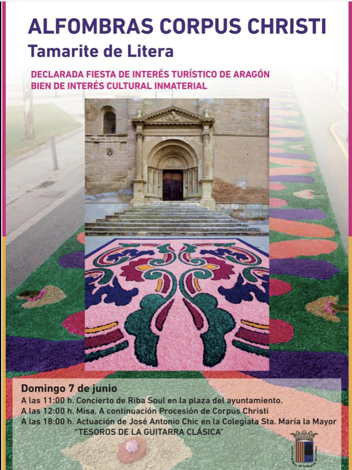 ALFOMBRAS CORPUS CHRISTI Tamarite de Litera (Huesca) ALFOMBRAS CORPUS CHRISTI Tamarite de Litera (Huesca)