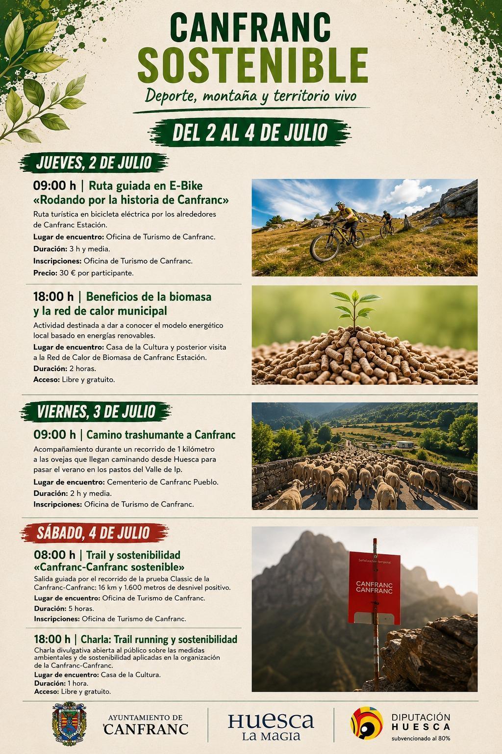 CANFRANC SOSTENIBLE Deporte, montaña y territorio vivo (Canfranc. Huesca)