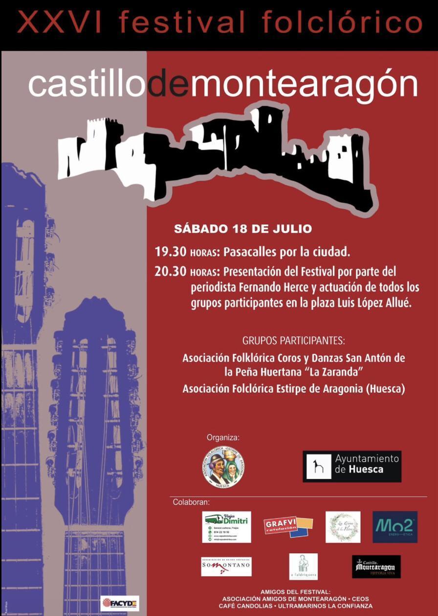 XXVI festival folclórico del castillo de Montearagón (Huesca)