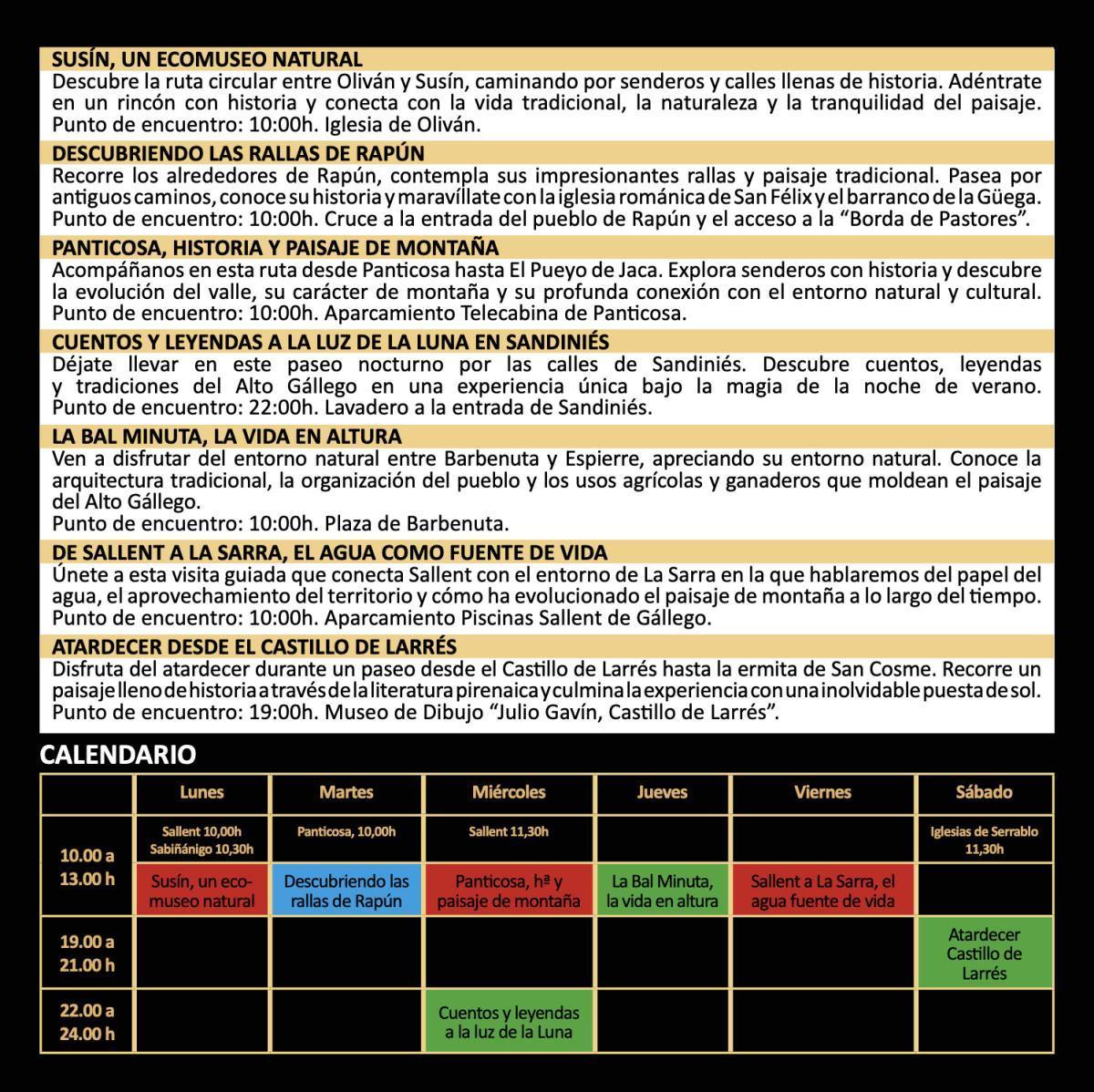 🏔️ ¡Descubre los secretos del Alto Gállego este verano! Rutas y visitas guiadas 2026