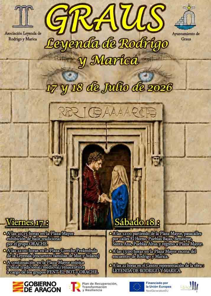 GRAUS Leyenda de Rodrigo y Marica (Huesca)