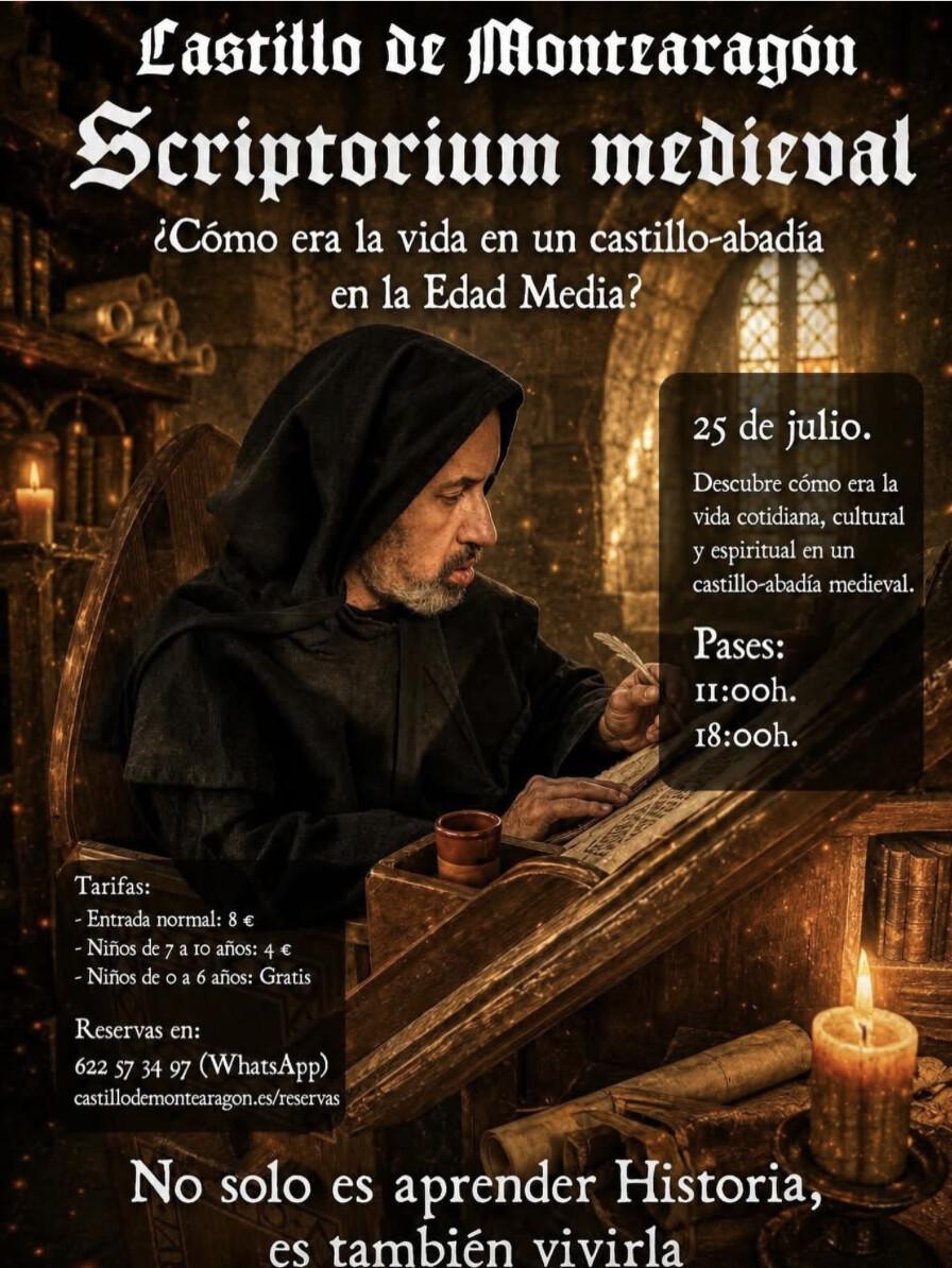 Castillo de Montearagón Scriptorium medieval (Huesca)