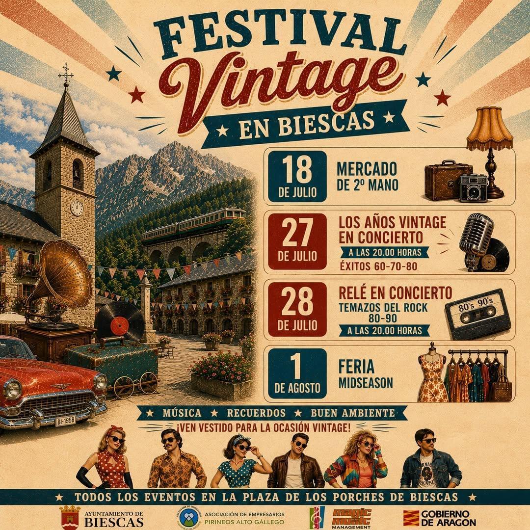 FESTIVAL Vintage en Biescas (Huesca)