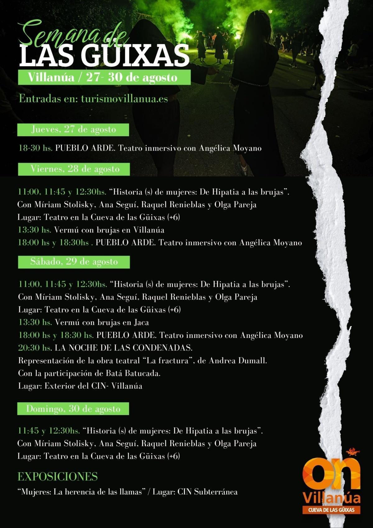 ¡La Semana de las Güixas regresa a Villanúa con cuatro días de teatro, historia y memoria!