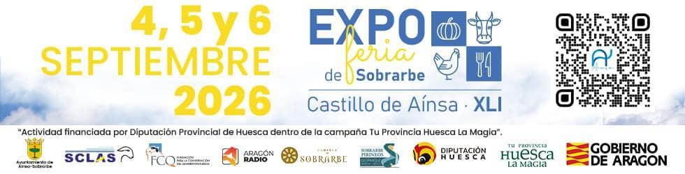 ¡Llega la 41.ª edición de la Expoferia de Sobrarbe en el Castillo de Aínsa! ¡Llega la 41.ª edición de la Expoferia de Sobrarbe en el Castillo de Aínsa!