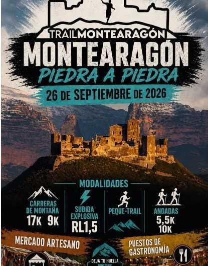 Trail Montearagón "Piedra a Piedra" y Montearagón Rock Festival en Quicena (Huesca) Trail Montearagón "Piedra a Piedra" y Montearagón Rock Festival en Quicena (Huesca)