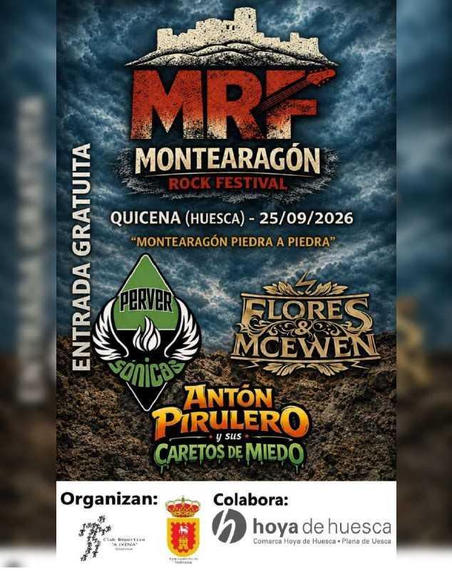 Trail Montearagón "Piedra a Piedra" y Montearagón Rock Festival en Quicena (Huesca)