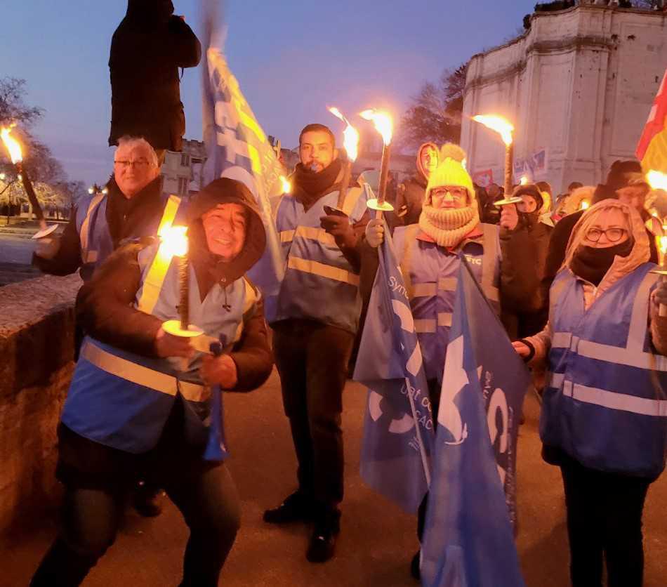 La descente aux flambeaux