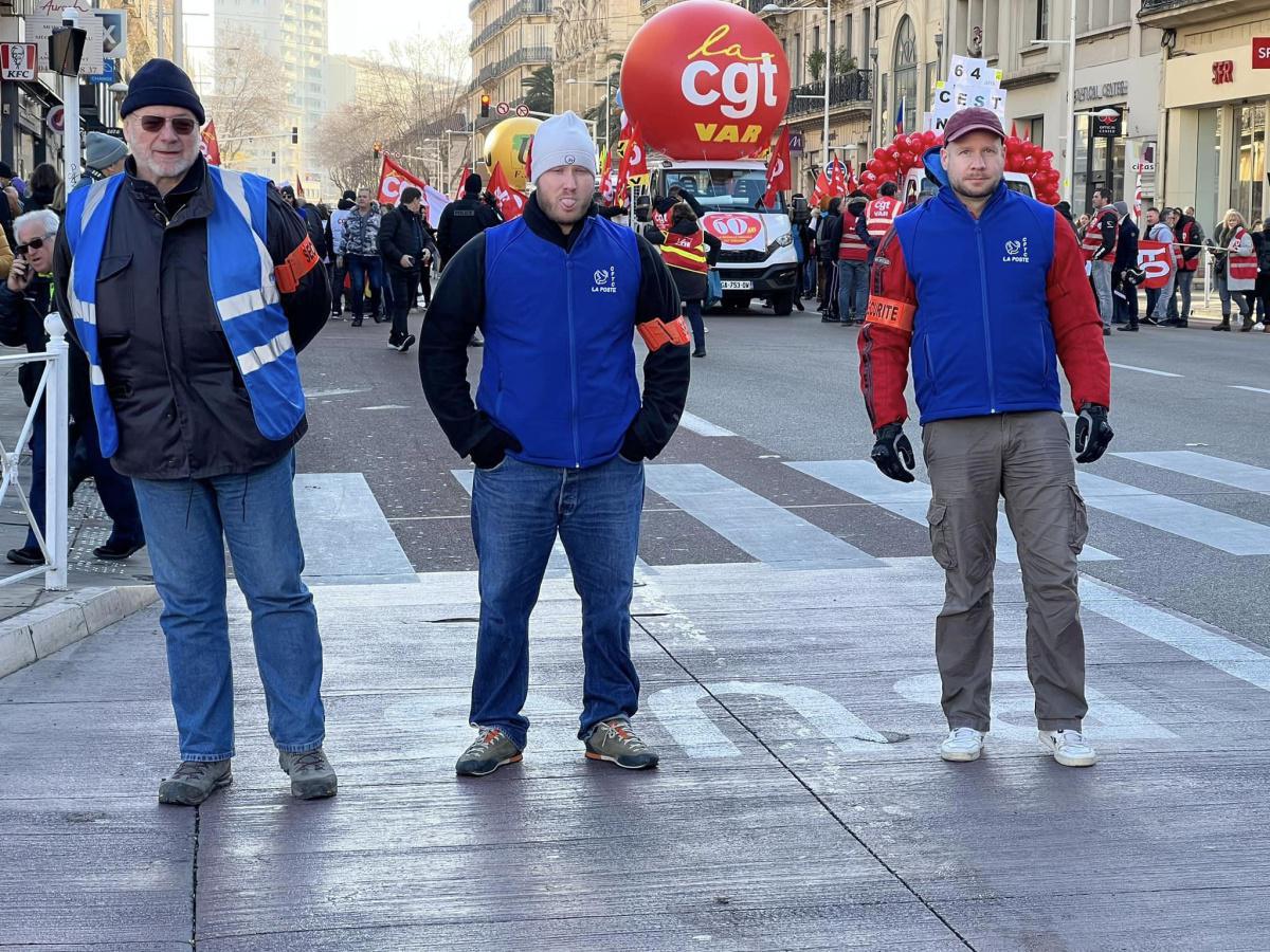 Manifestation dans le Var le 31 janvier 2023