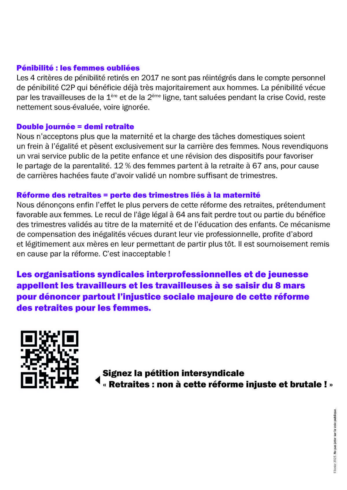 La France à l'arrêt le 7 mars prochain !!! La France à l'arrêt le 7 mars prochain !!!