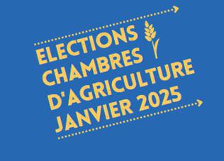 Elections aux Chambres d'Agriculture... Pourquoi pas vous? Elections aux Chambres d'Agriculture... Pourquoi pas vous?