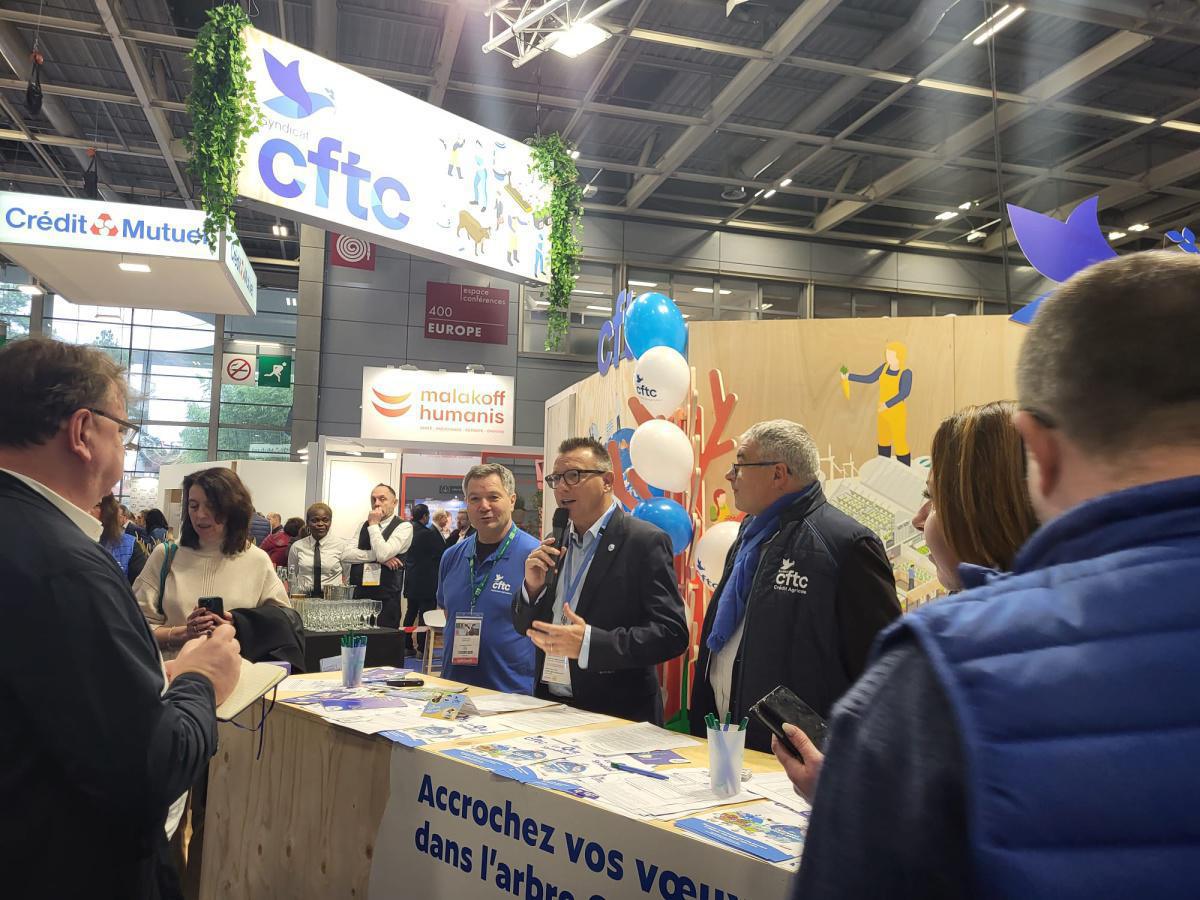 Au salon de l’Agriculture, Cyril Chabanier et la CFTC-AGRI au soutien des salariés agricoles Au salon de l’Agriculture, Cyril Chabanier et la CFTC-AGRI au soutien des salariés agricoles