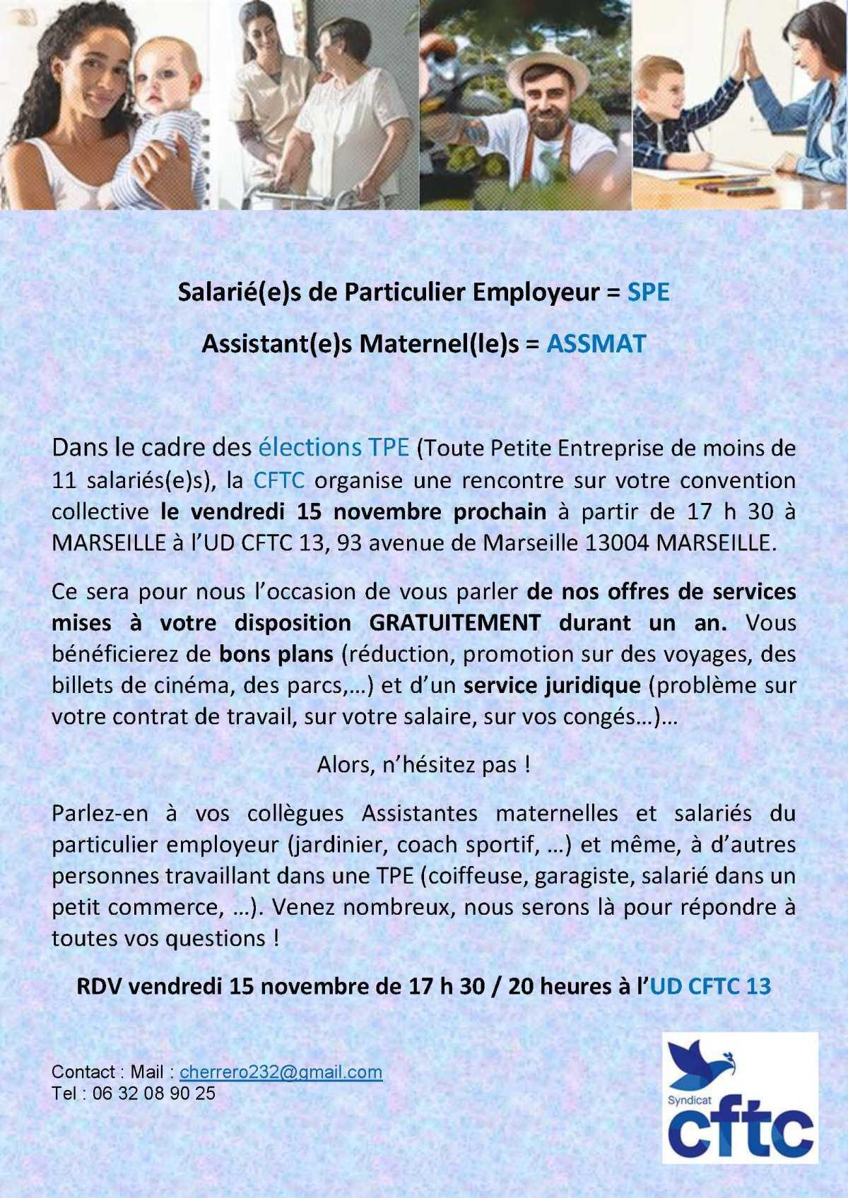Soirée Assistantes Maternelles et salariés du particulier employeur Soirée Assistantes Maternelles et salariés du particulier employeur