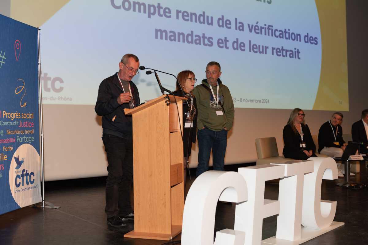 Retour sur le 58ème congrès de l'Union Départementale CFTC 13