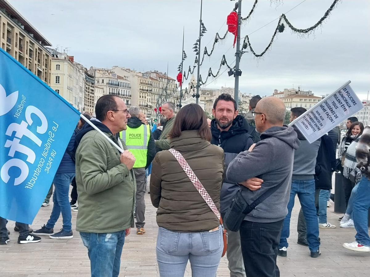 Grève des agents municipaux de la Ville de Marseille !