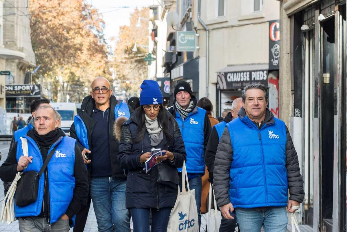 Un accueil chaleureux des salariés TPE marseillais !