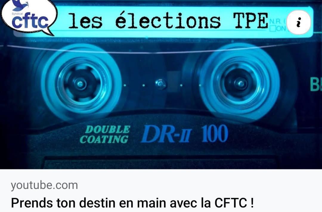 Elections TPE : merci pour votre mobilisation ! la CFTC a fait une belle progression ! Elections TPE : merci pour votre mobilisation ! la CFTC a fait une belle progression !