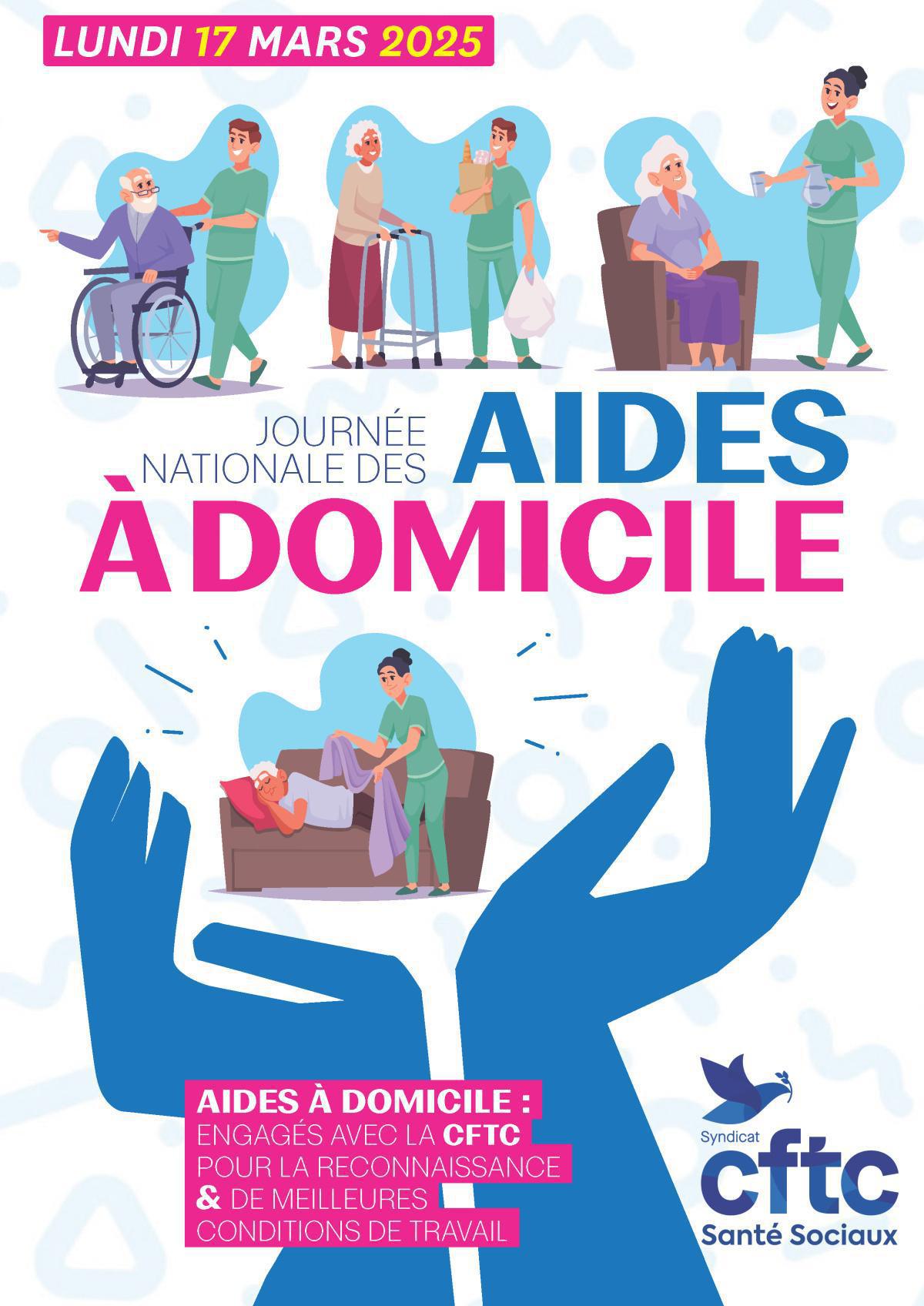 Aujourd'hui, 17 mars, est la Journée Nationale des Aides à Domicile – une (re)connaissance enfin à la hauteur ? Aujourd'hui, 17 mars, est la Journée Nationale des Aides à Domicile – une (re)connaissance enfin à la hauteur ?
