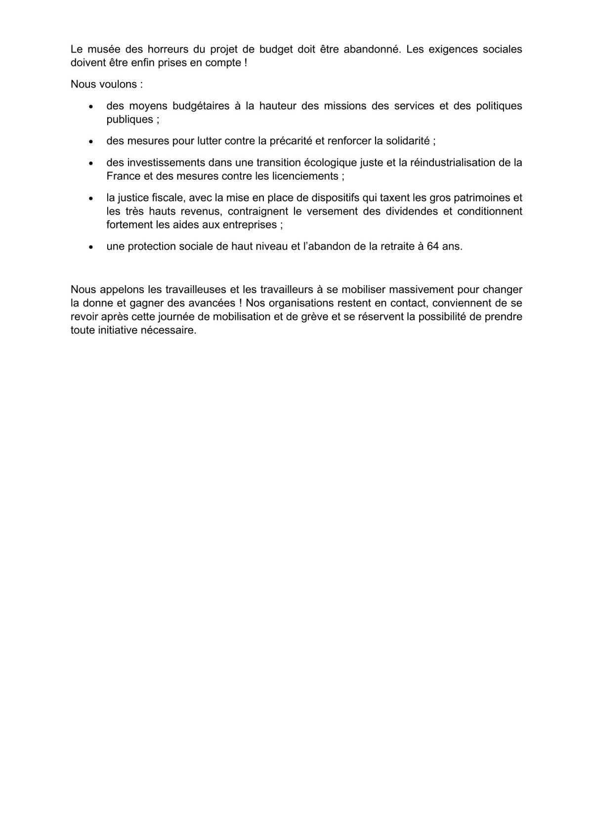 Vos RDV sur la région, le 18 septembre, pour plus de justice sociale et fiscale ! Vos RDV sur la région, le 18 septembre, pour plus de justice sociale et fiscale !