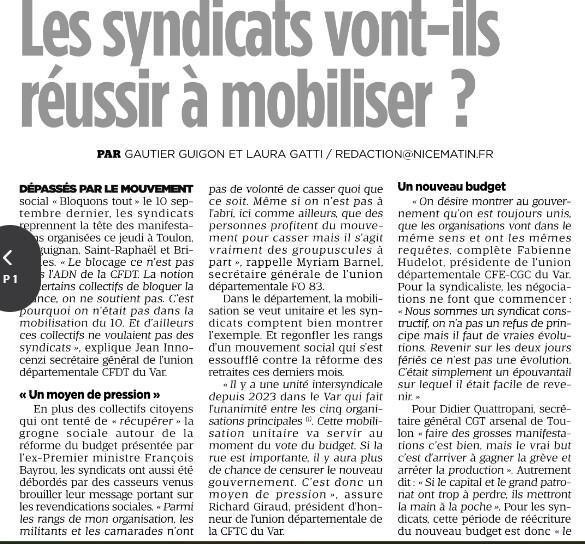 Vos RDV sur la région, le 18 septembre, pour plus de justice sociale et fiscale !