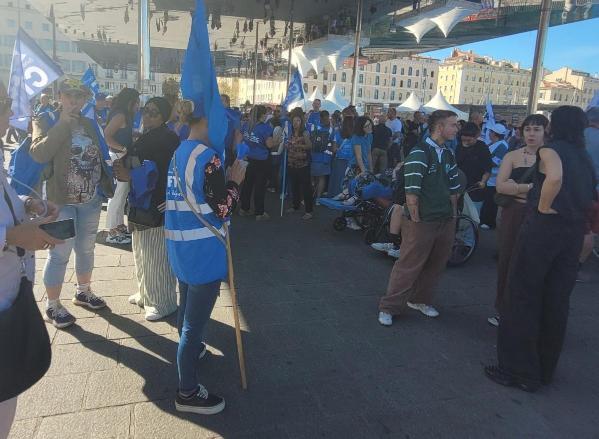 Manifestation à Marseille