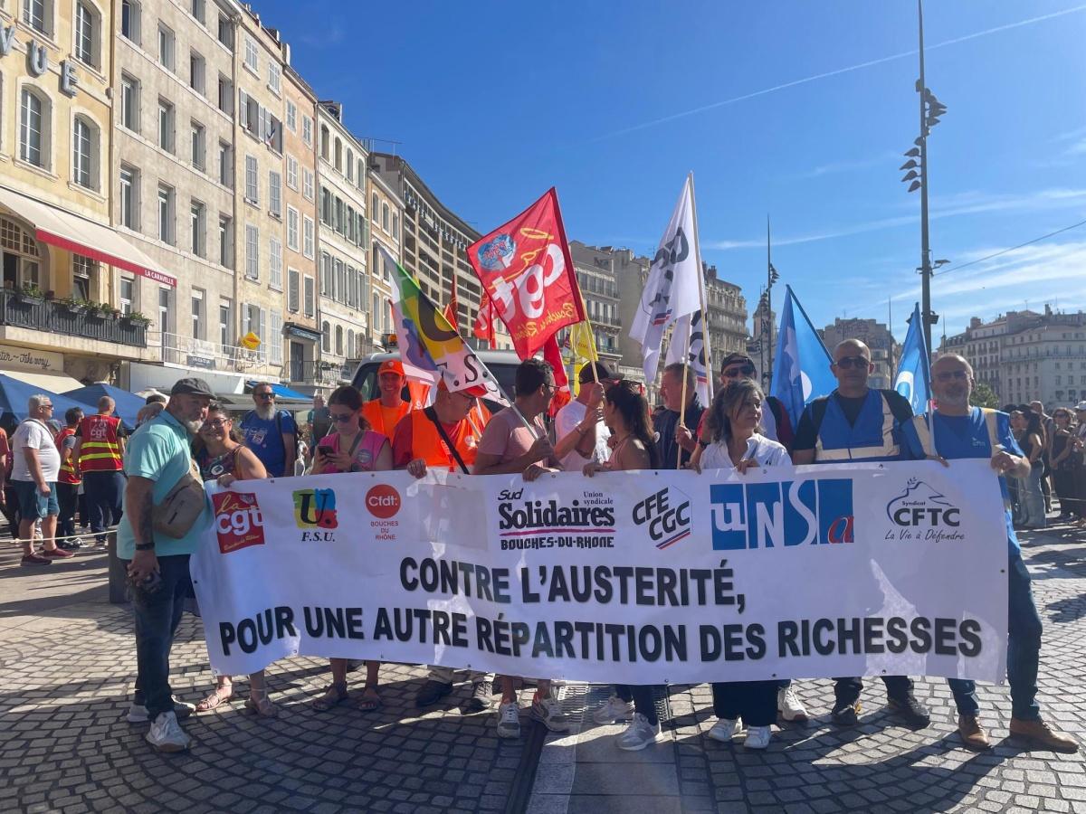 Manifestation à Marseille