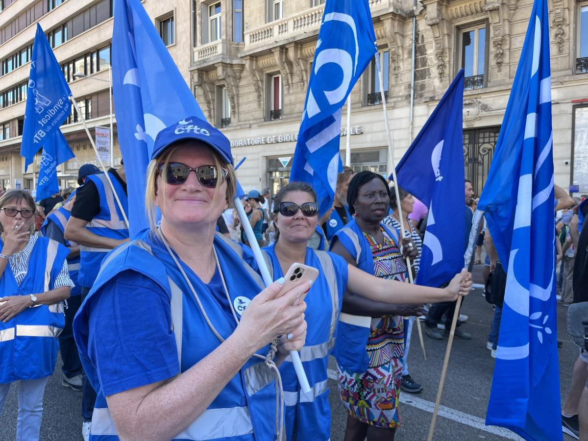 Manifestation dans le Var