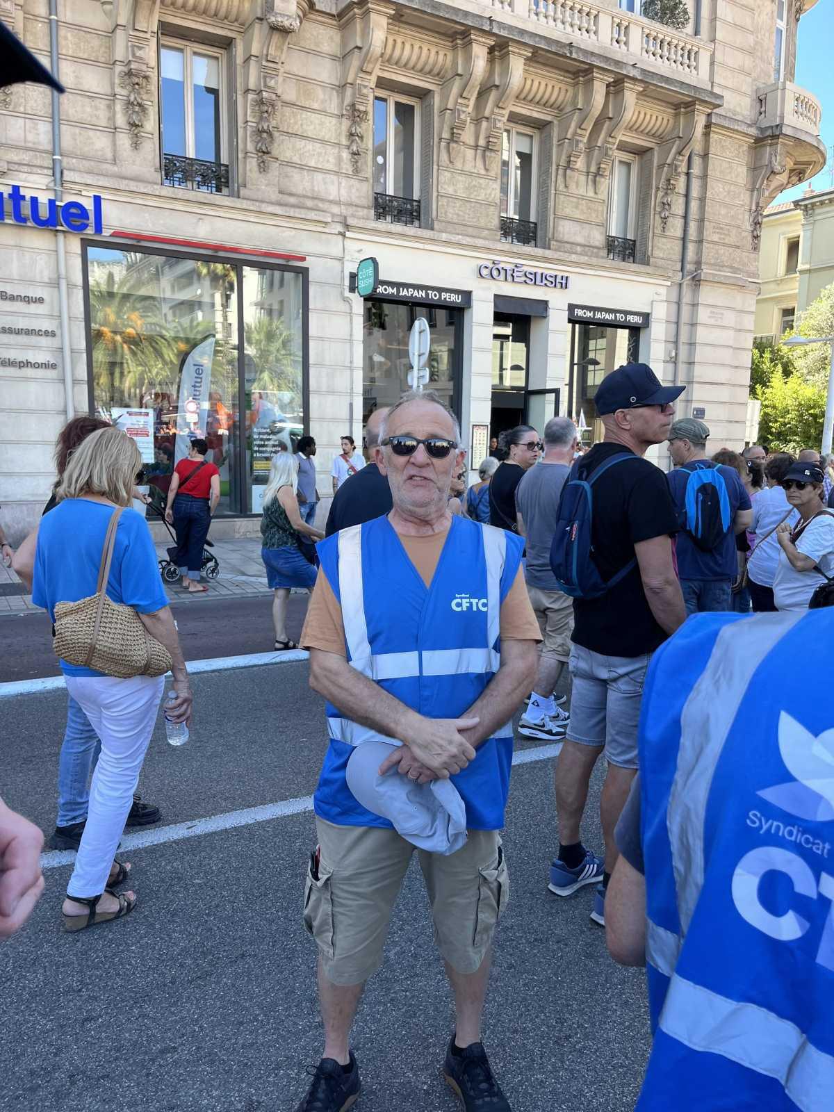 Manifestation dans le Var