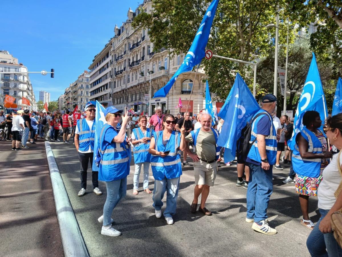 Manifestation dans le Var