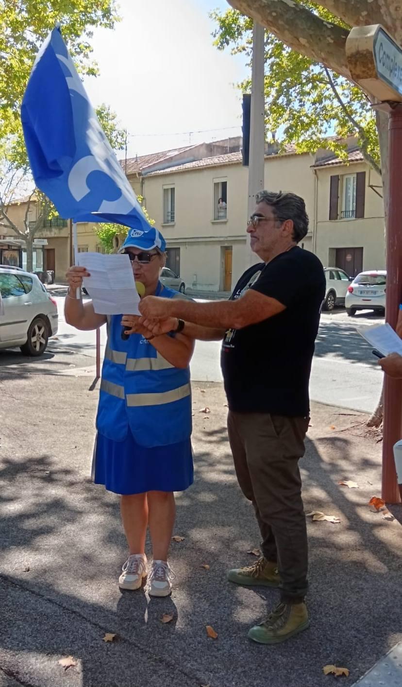 Manifestation dans le Var