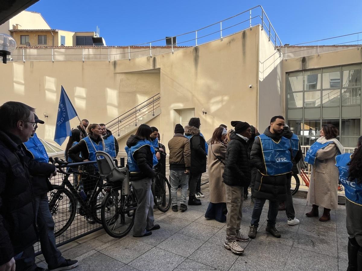 Un débrayage inédit à Marseille Habitat Un débrayage inédit à Marseille Habitat
