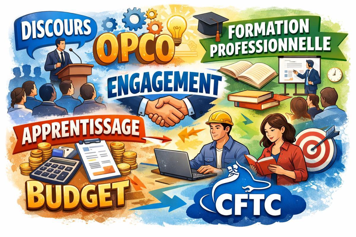 Discours d'une mandatée CFTC à l'OPCO EP