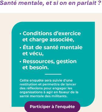 Et de votre santé mentale, on en parle ?