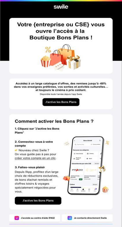 Votre site CSE passe chez SWILE Votre site CSE passe chez SWILE