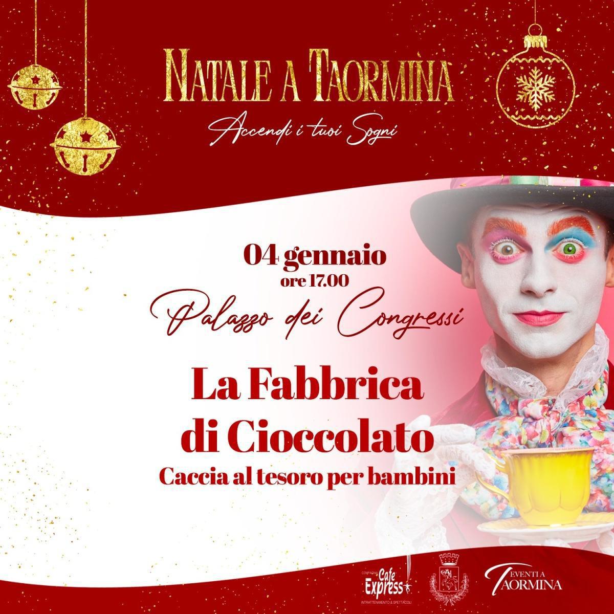 La Fabbrica di Cioccolato - Caccia al tesoro ispirata al magico mondo di Willy Wonka (inizio ore 17:00)