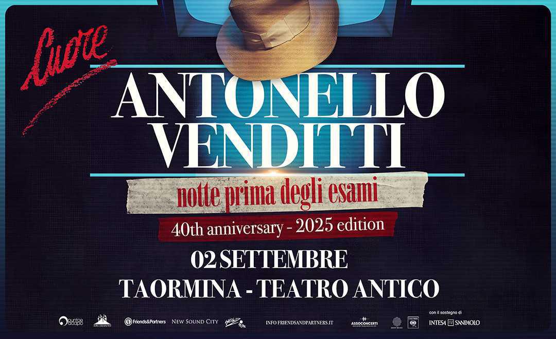 Antonello Venditti (start h. 21.30)
