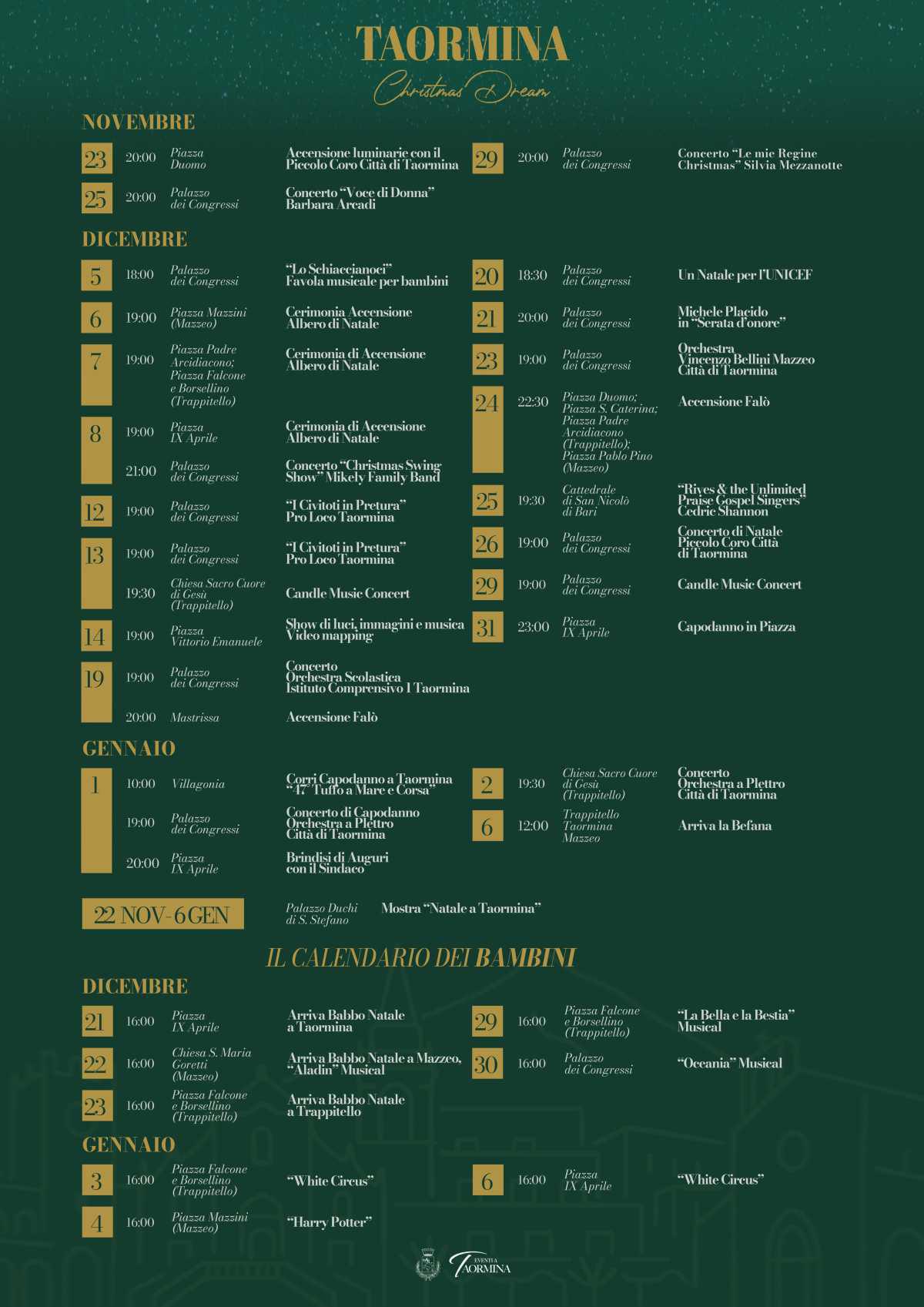 Candle Music Concert (inizio ore 19:00)