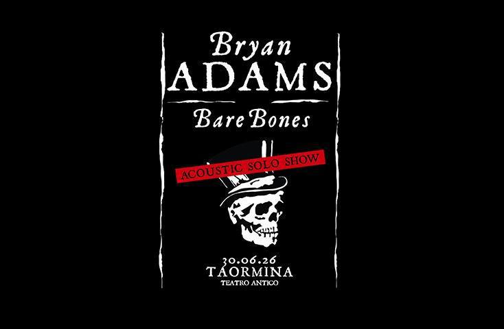 Spettacolo “Bare Bones”: concerto di Bryan Adams (start h. 21.00)