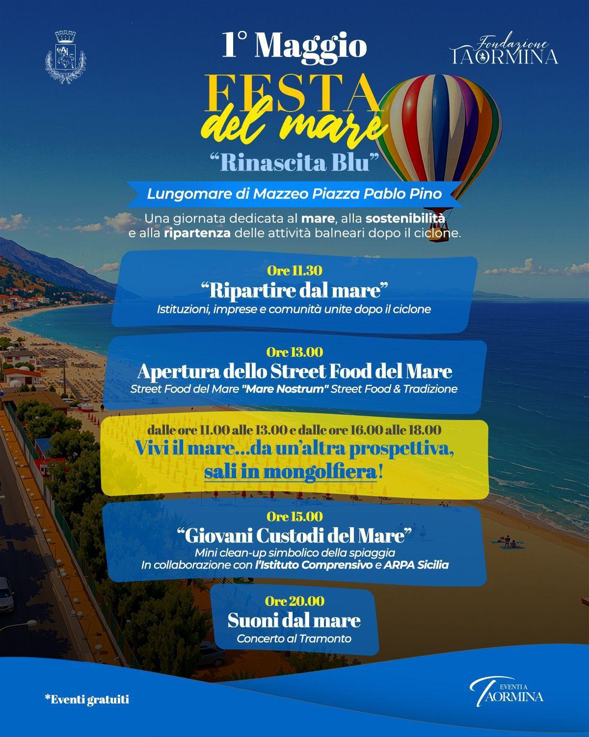 1° Maggio Festa del Mare "Rinascita Blu" (dalle ore 11.00)