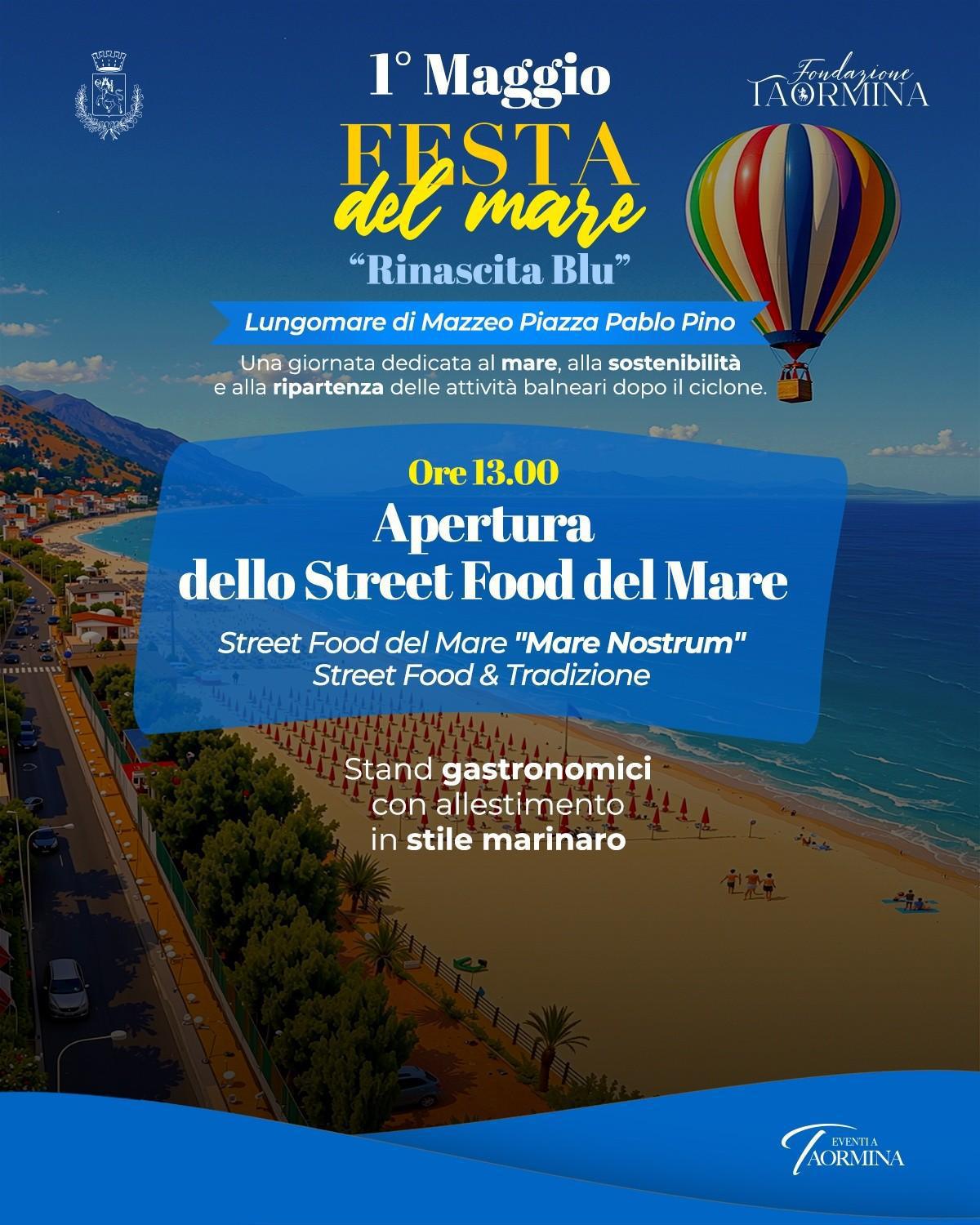 Apertura dello Street Food del Mare (inizio ore 13.00)