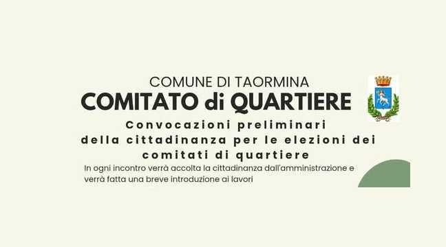 Comitato di Quartiere - II° Quartiere (Centro storico) (inizio ore 16.00)