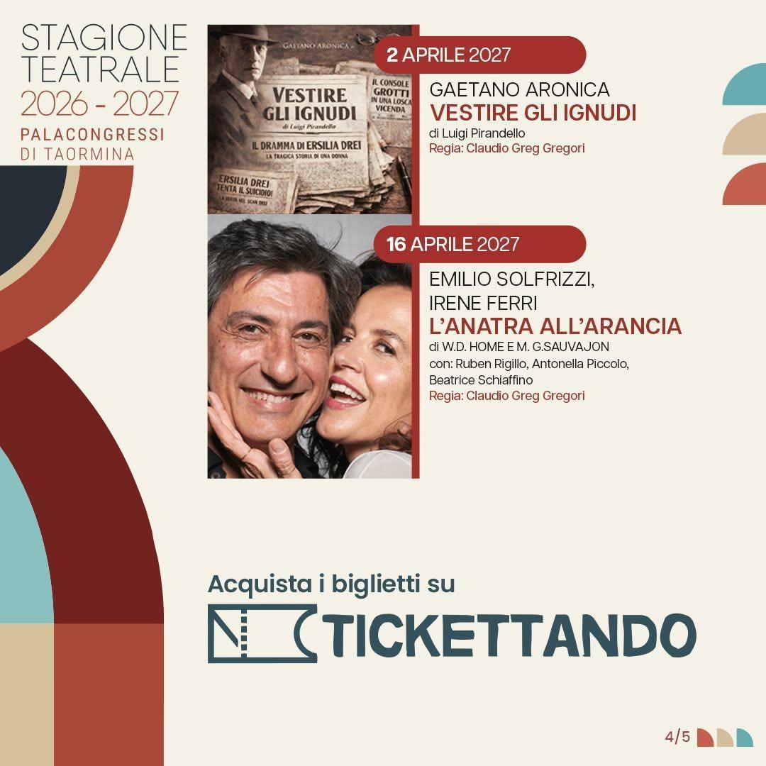 L'anatra all'arancia - Emilio Solfrizzi, Irene Ferri (Inizio ore 21.00)