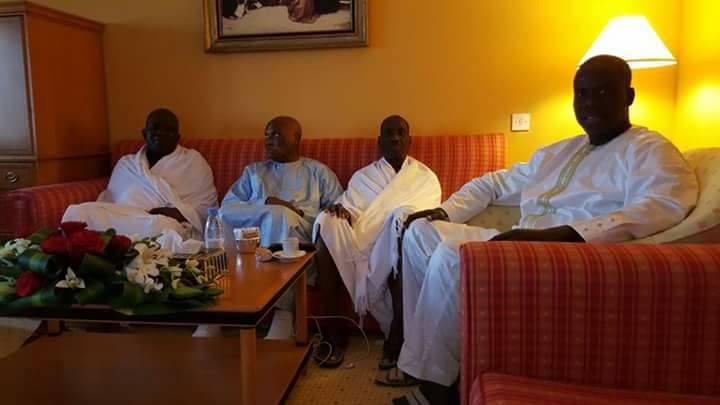 Photos exclusives: Abdoulaye Wade reçoit Malick Gakou, Oumar Sarr et Mamadou Diop Decroix