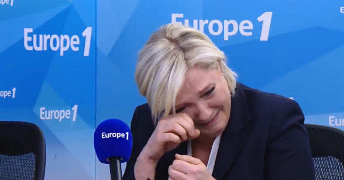 Vidéo : Marine Lepen prend la fuite par une porte dérobée