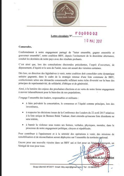 Benno Bokk Yakaar: Les dix commandements de Macky pour les investitures